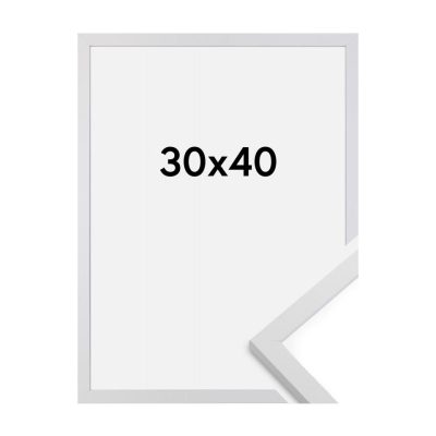 قاب عکس سفید 30x40