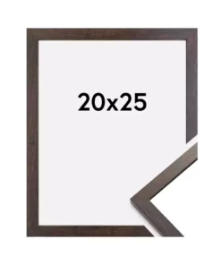 قاب عکس قهوه‌ای 20x25