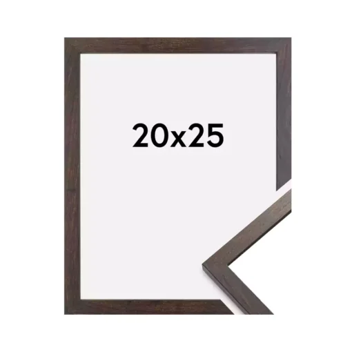 قاب عکس قهوه‌ای 20×25