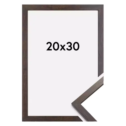 قاب عکس قهوه‌ای 20×30