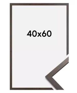 قاب عکس قهوه‌ای 40x60