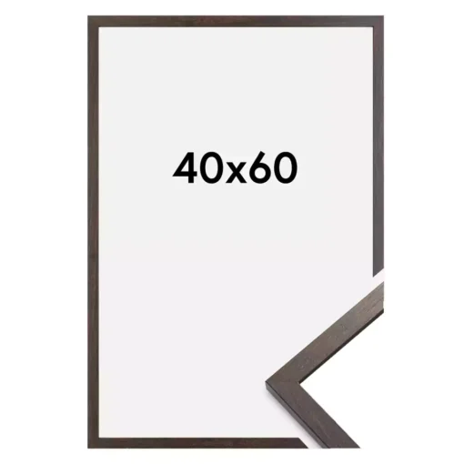 قاب عکس قهوه‌ای 40×60