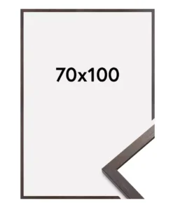 قاب عکس قهوه‌ای 70x100